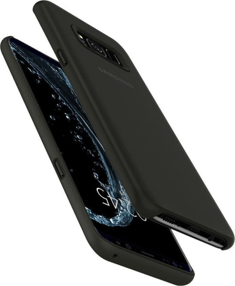 Spigen AirSkin Μαύρο (Galaxy S8+)
