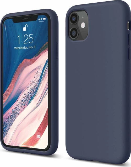 Soft Touch Back Cover Σιλικόνης Μπλε (iPhone 11)