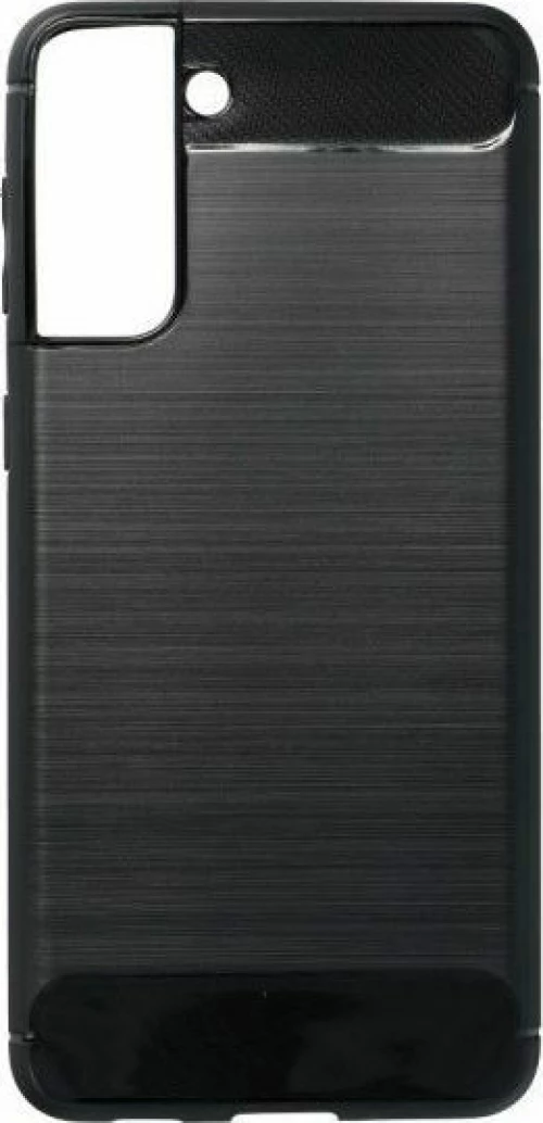 Forcell Carbon Brushed Back Cover Σιλικόνης Μαύρο (Galaxy S21+ 5G)