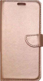 Book Δερματίνης Ροζ Χρυσό (Redmi 9)