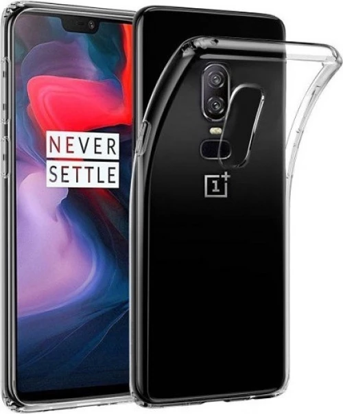 Back Cover Σιλικόνης Διάφανο (OnePlus 6)