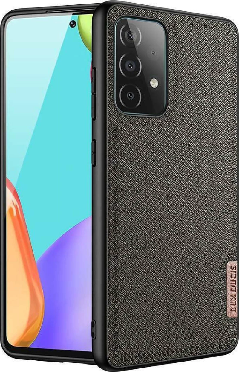 Dux Ducis Fino Back Cover Σιλικόνης / Υφασμάτινο Πράσινο (Galaxy A72)