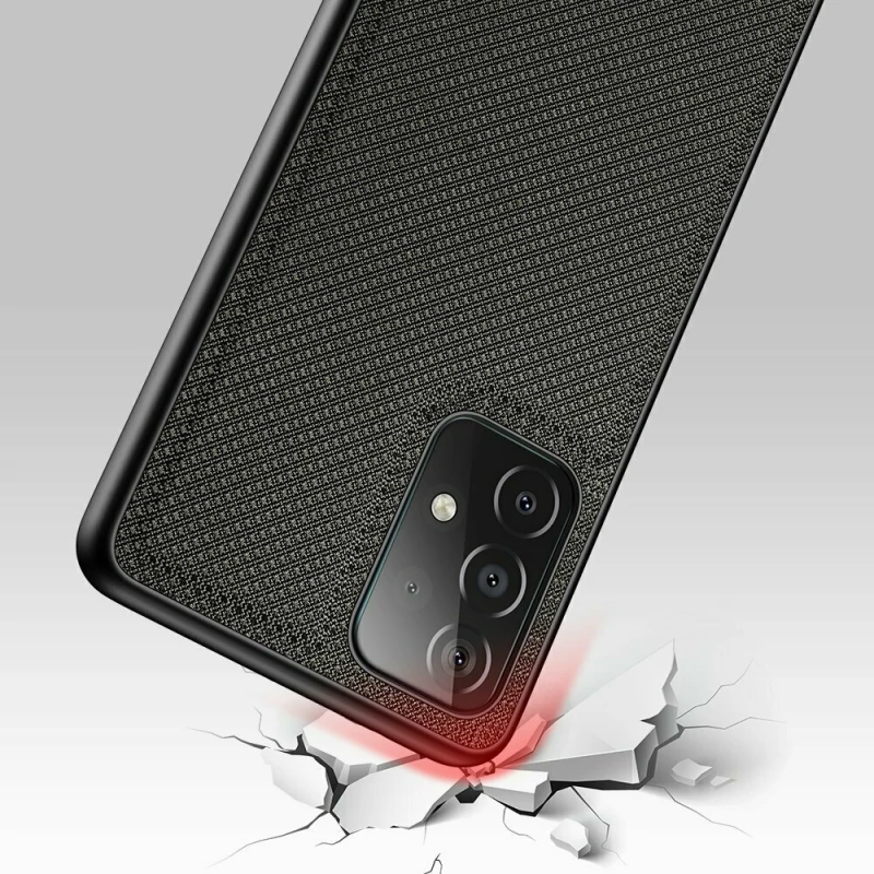 Dux Ducis Fino Back Cover Σιλικόνης / Υφασμάτινο Πράσινο (Galaxy A72)