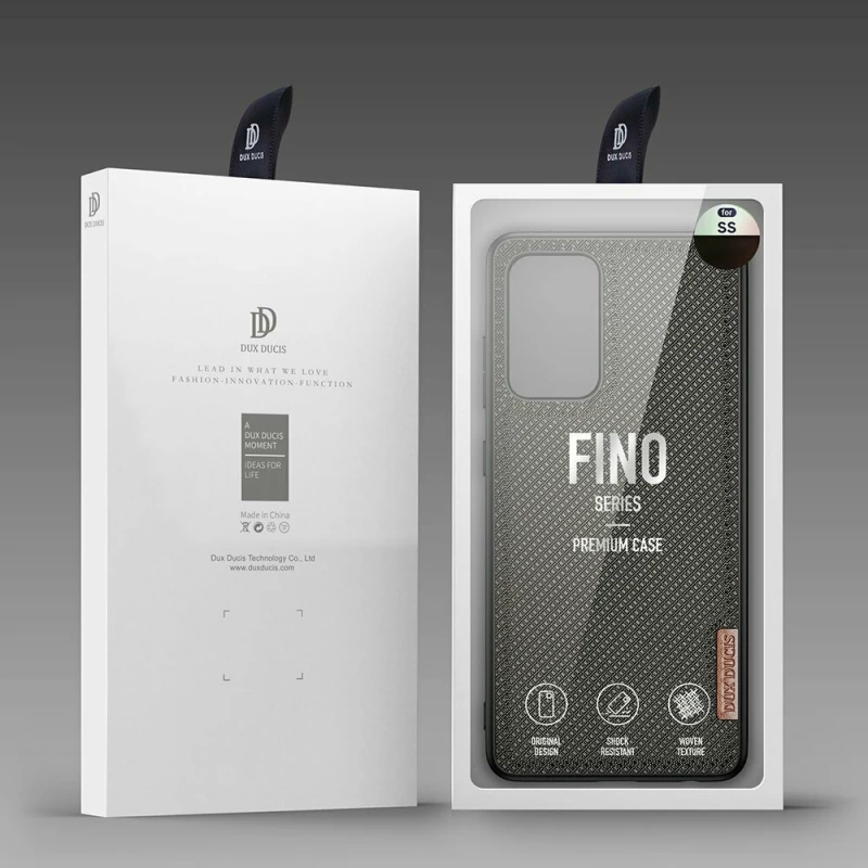 Dux Ducis Fino Back Cover Σιλικόνης / Υφασμάτινο Πράσινο (Galaxy A72)