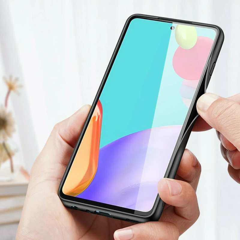 Dux Ducis Fino Back Cover Σιλικόνης / Υφασμάτινο Πράσινο (Galaxy A72)