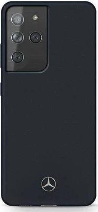 Mercedes-Benz Silicone Line Back Cover Μπλε (Galaxy S21 Ultra 5G)