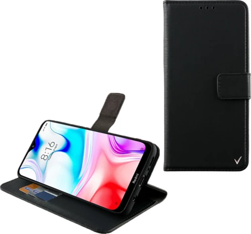 Volte-Tel Allure Magnet Stand Book Δερματίνης Μαύρο (Redmi 8A)