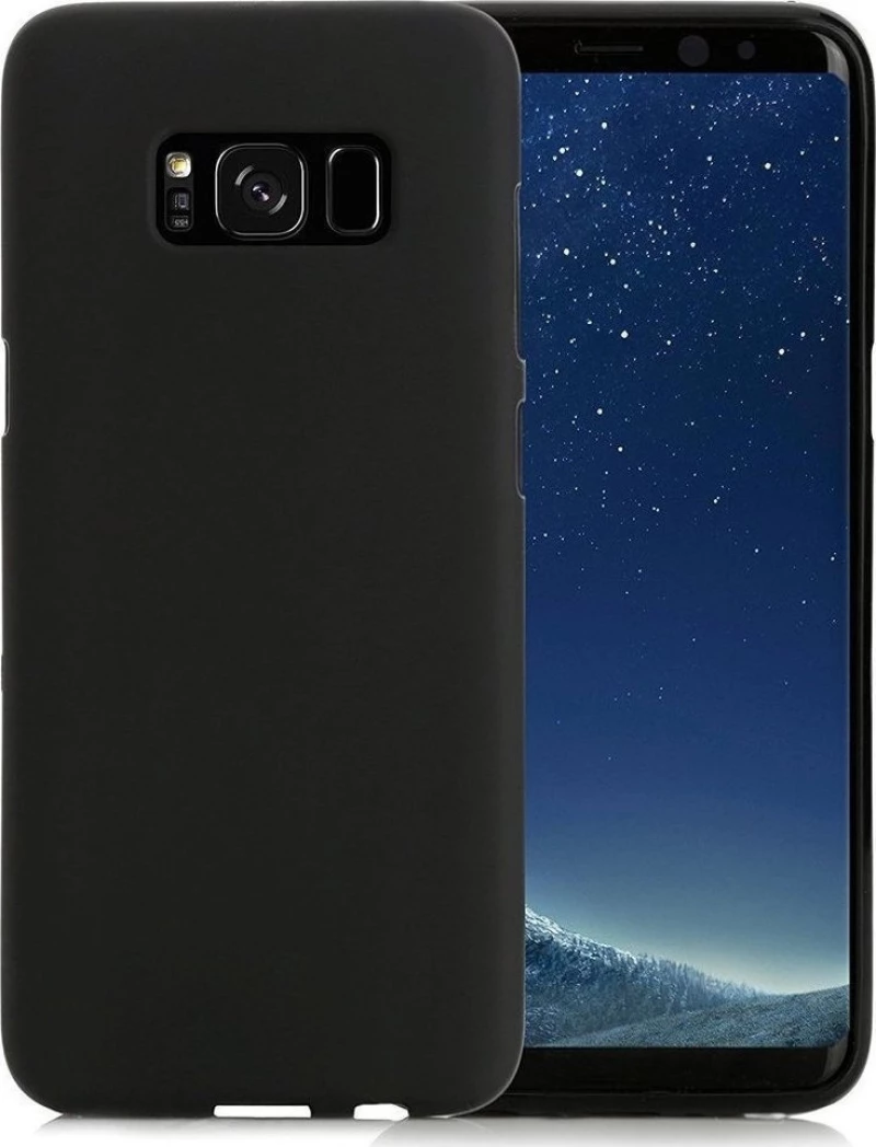 Back Cover Σιλικόνης Μαύρο (Galaxy S8)