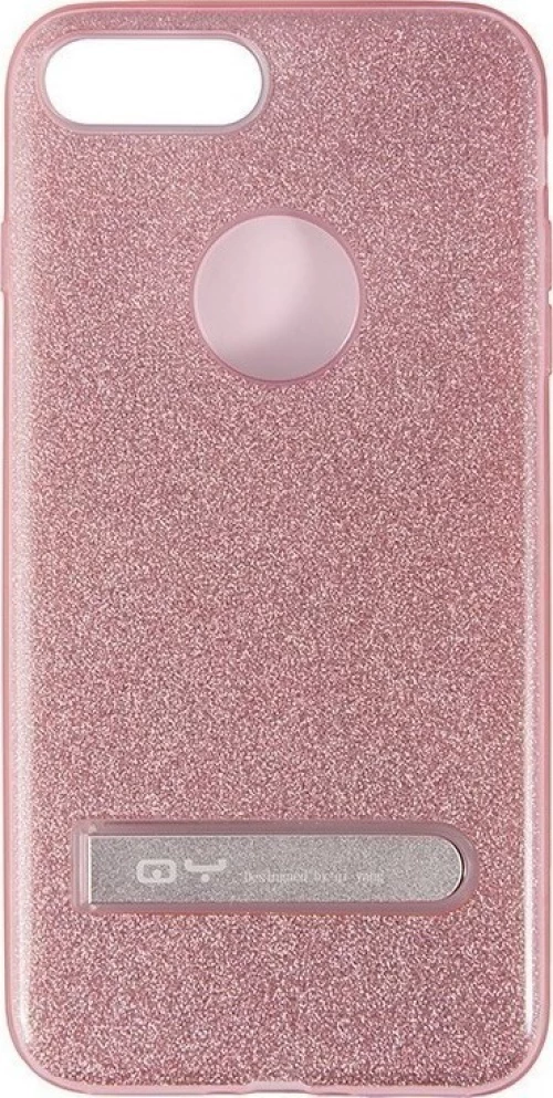 Glitter Stand Ροζ (iPhone 8/7 Plus)
