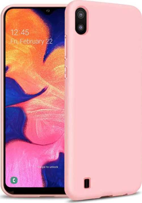 Back Cover Σιλικόνης Ροζ (Galaxy A10)