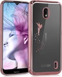 KWmobile Fairy Back Cover Σιλικόνης Rose Gold / Transparent (Nokia 2.2)