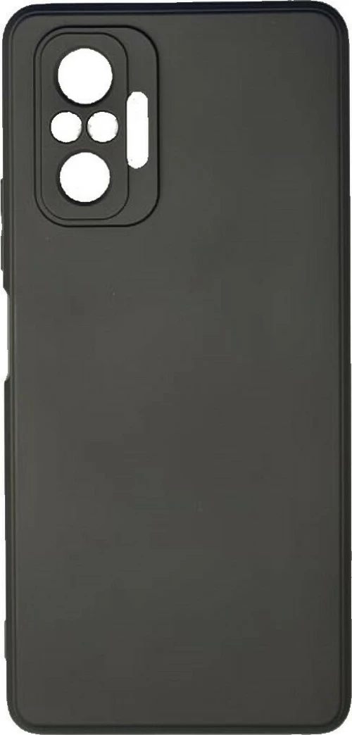 Forcell Back Cover Σιλικόνης Μαύρο (Redmi Note 10 Pro)