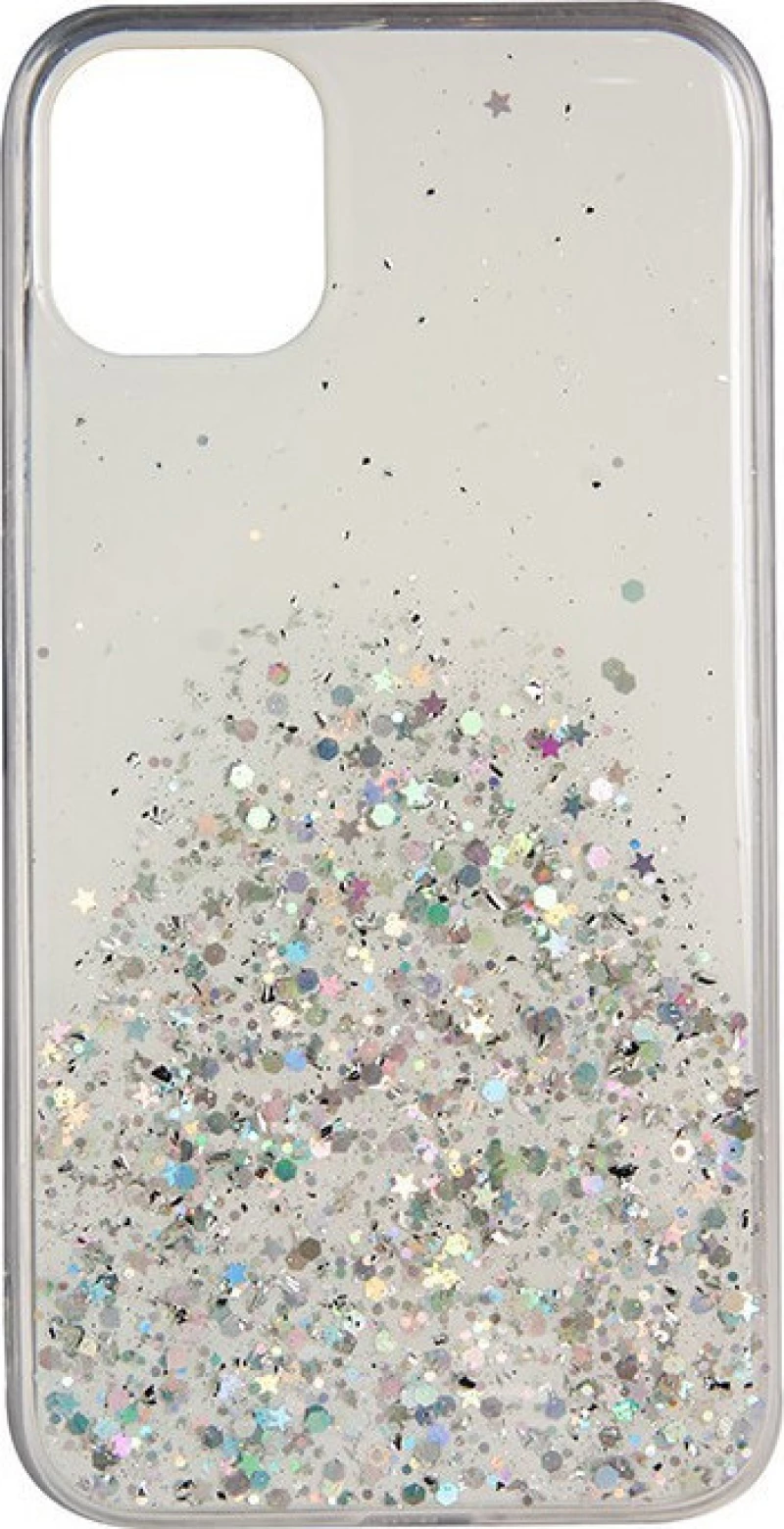 ΘΗΚΗ TPU SILICONE CASE ΓΙΑ IPHONE 11 PRO MAX WHITE GLITTER 100.344