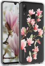 KWmobile Magnolias Back Cover Σιλικόνης Διάφανο (Huawei P Smart 2019 / Honor 10 Lite)