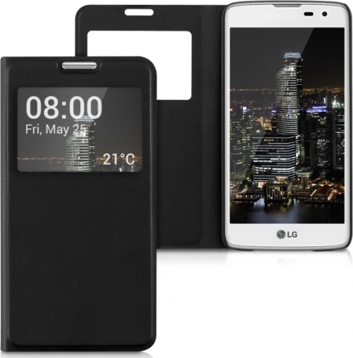 KWmobile Book Δερματίνης Μαύρο (LG K7)