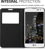 KWmobile Book Δερματίνης Μαύρο (LG K7)