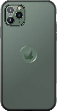 iPhone 11 6.1 Inch - Silicone Case Slim Surface Layer Smooth Matte Soft Flexible TPU Cover Pine Green (oem)