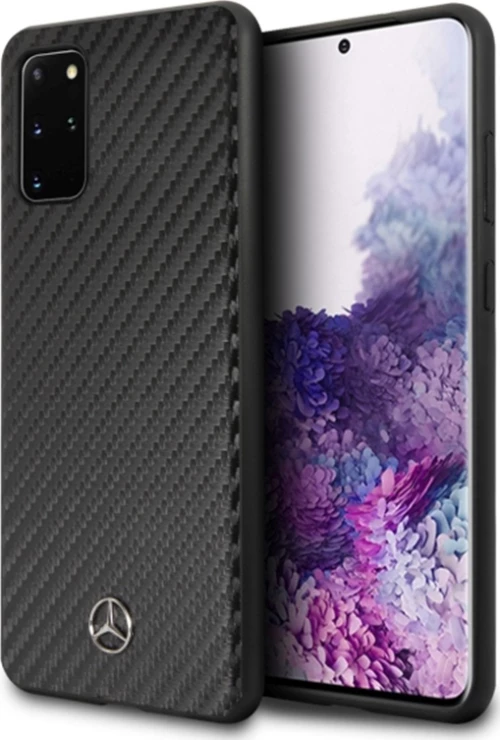 Mercedes-Benz Dynamic Line Back Cover Πλαστικό Black Carbon (Galaxy S20+)