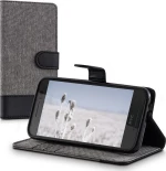 KWmobile Wallet Grey/Black (One S9)