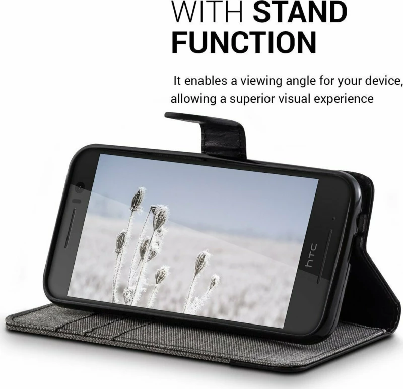 KWmobile Wallet Grey/Black (One S9)