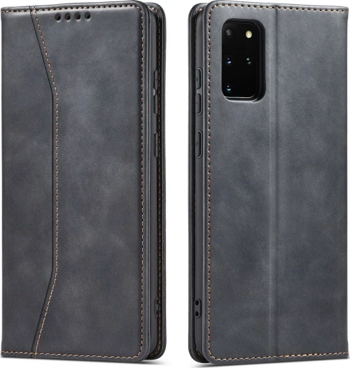 Bodycell PU Leather Book Δερματίνης Μαύρο (Galaxy S20+)