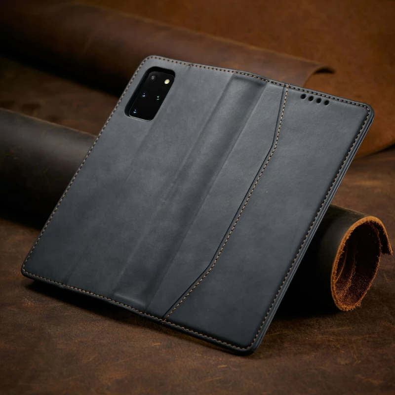 Bodycell PU Leather Book Δερματίνης Μαύρο (Galaxy S20+)