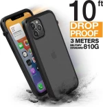 Catalyst Influence Back Cover Συνθετική Ανθεκτική Stealth Black (iPhone 12 / 12 Pro)