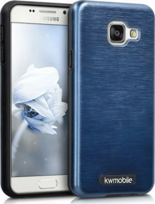KWmobile Brushed Back Cover Μεταλλικό Μπλε (Galaxy A3 2016)