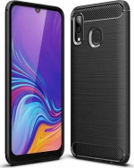 Brushed Carbon Μαύρο (Galaxy A20)