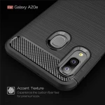 Brushed Carbon Μαύρο (Galaxy A20)