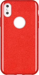 Wozinsky Glitter Back Cover Σιλικόνης Κόκκινο (Huawei Y7 2019 / Y7 Prime 2019)
