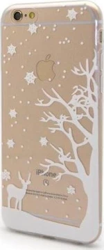 Back Cover Σιλικόνης Snowflake (iPhone 6/6s)