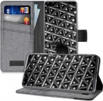 KWmobile Wallet Grey / Black (Huawei P40)