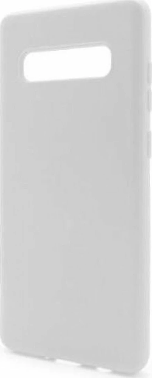 iNOS Liquid Silicon Back Cover Λευκό (Galaxy S10+)