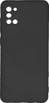 100.0790 Silky and Soft Touch Finish Back Cover Case BLACK FOR SAMSUNG GALAXY A31