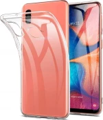 Back Cover Σιλικόνης Διάφανο (Galaxy A20e)
