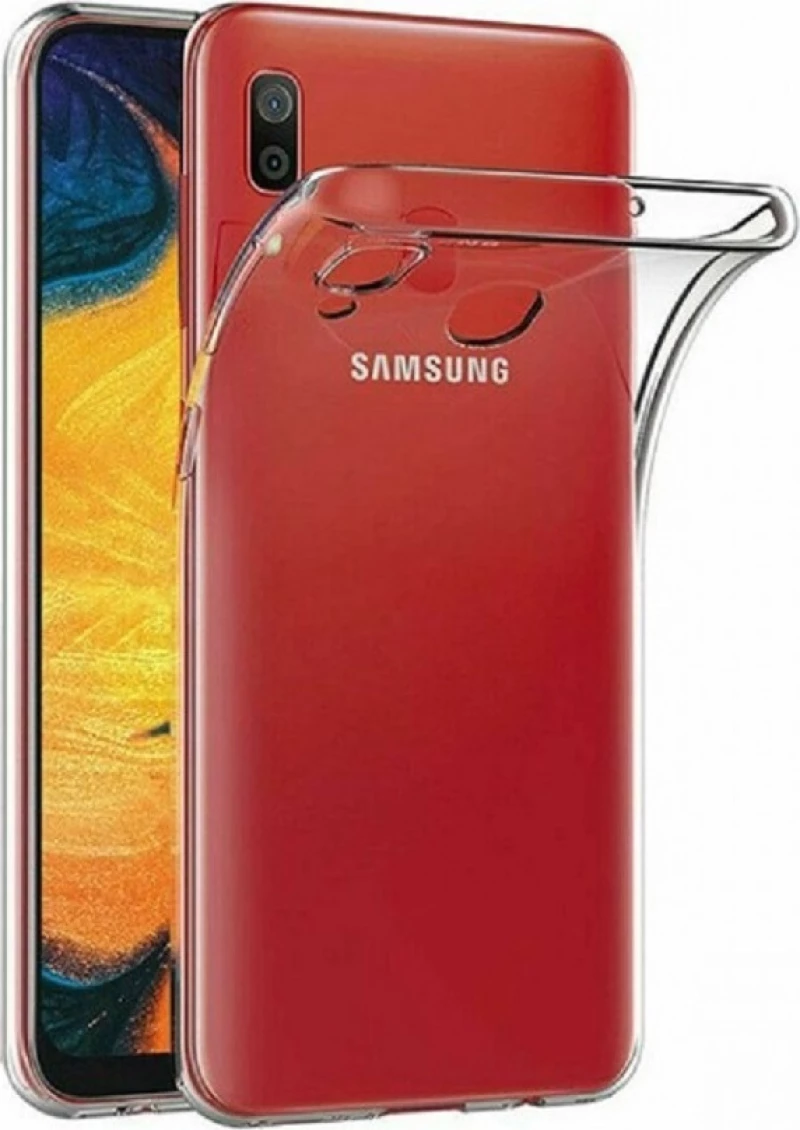Back Cover Σιλικόνης Διάφανο (Galaxy A20e)