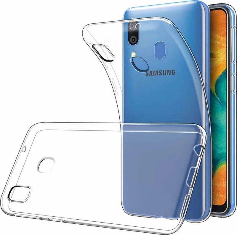 Back Cover Σιλικόνης Διάφανο (Galaxy A20e)