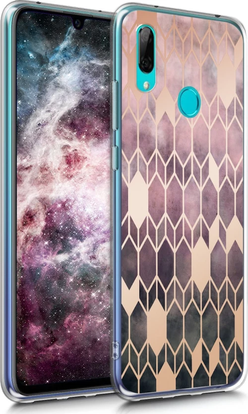 KWmobile Glory Back Cover Σιλικόνης Ροζ Χρυσό (Huawei Y7 2019 / Y7 Prime 2019)