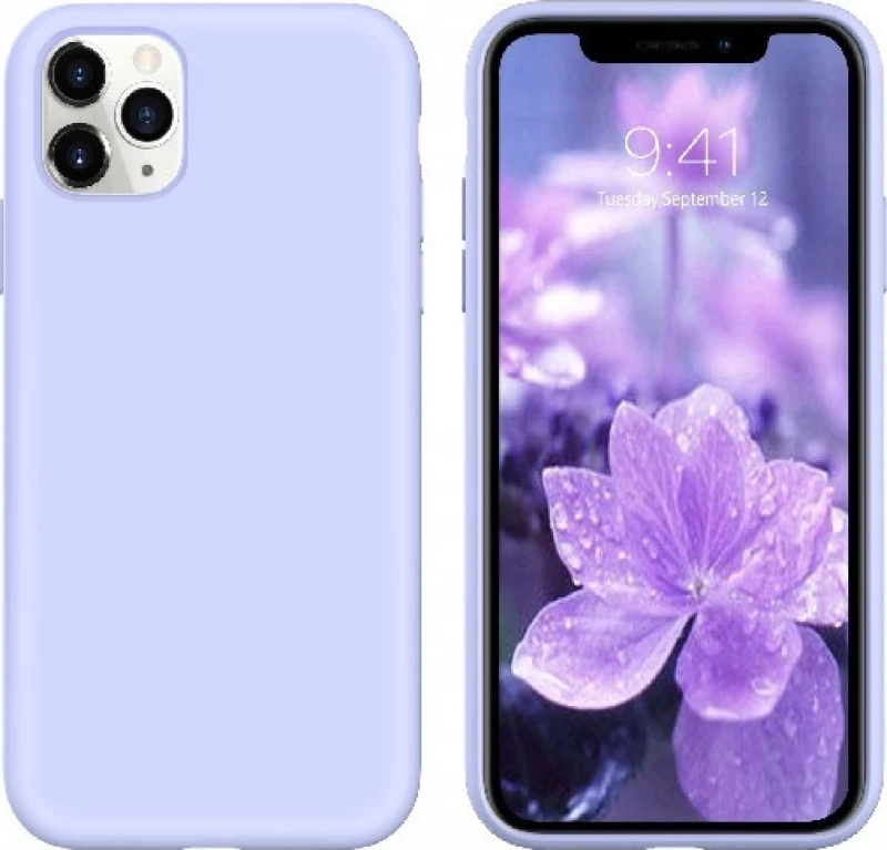 Soft Touch Back Cover Σιλικόνης Μωβ (iPhone 11 Pro)