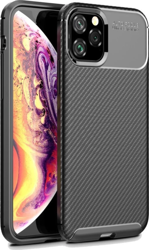 Carbon Airbag Back Cover Μαύρο (iPhone 11 Pro)