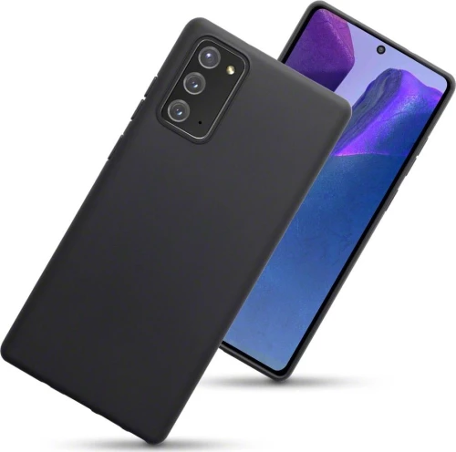 Terrapin Back Cover Σιλικόνης Black Matte (Galaxy Note 20)