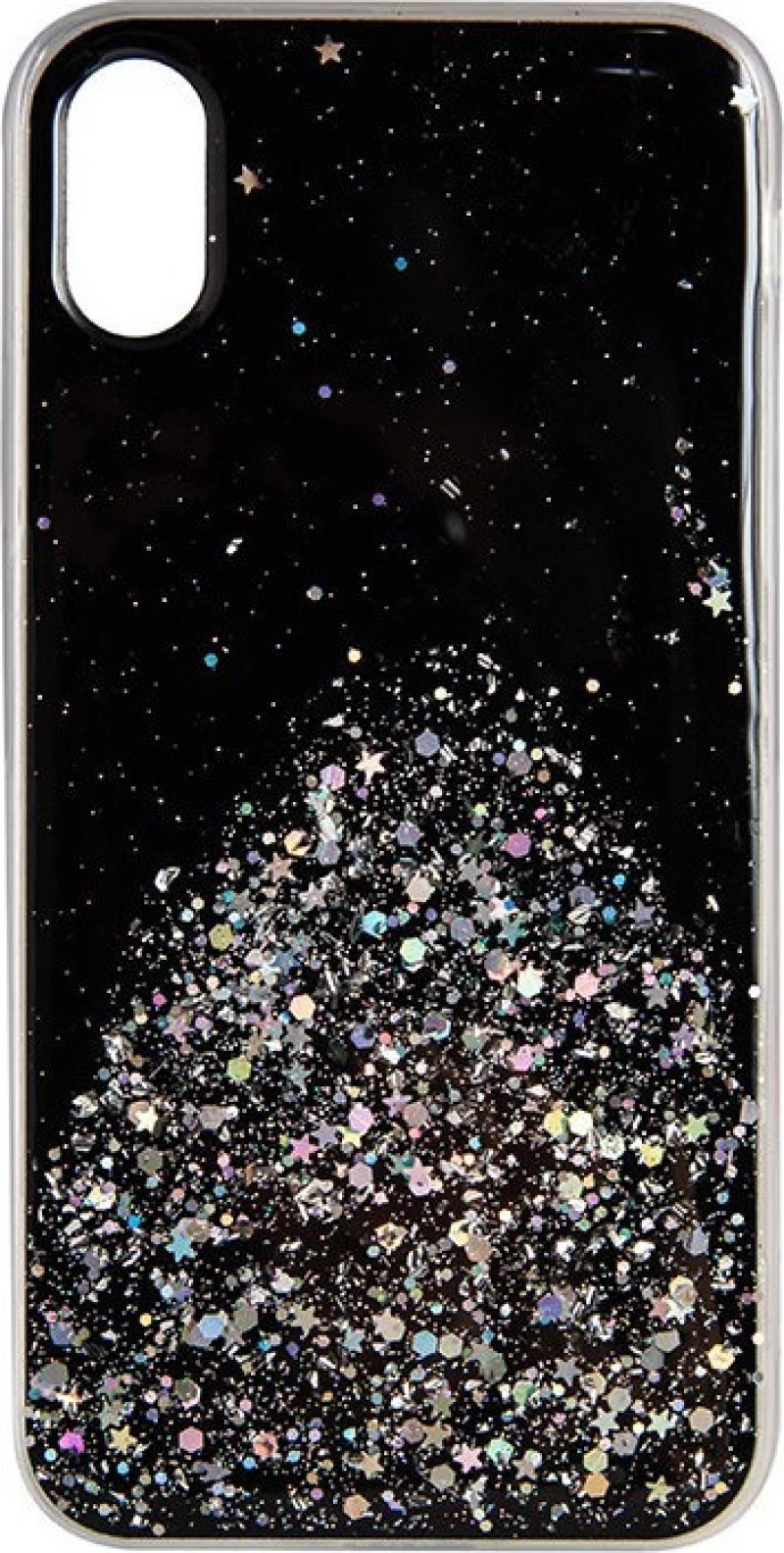 ΘΗΚΗ TPU SILICONE CASE ΓΙΑ IPHONE XS MAX BLACK GLITTER 100.333