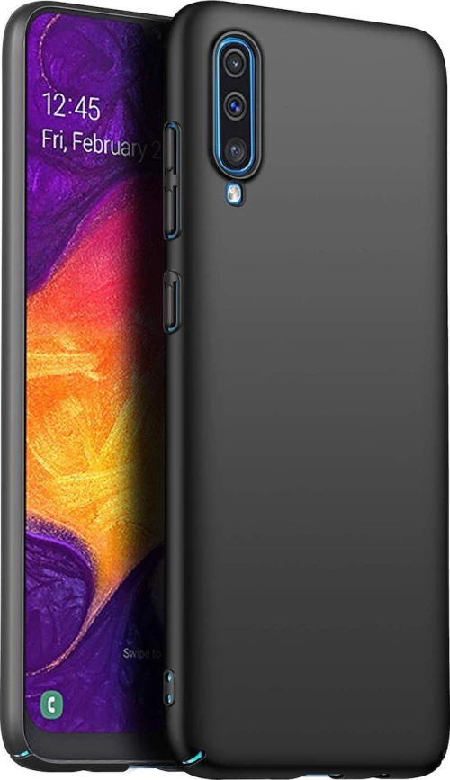 Soft Back Cover Μαύρο (Galaxy A70) Liquid Silicone Gel Rubber Case Soft Touch Back Cover 100.0453