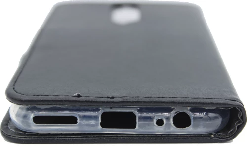 Θήκη flip με υποδοχή καρτών και δυνατότητα STAND για Huawei Mate 10 Lite - μαύρο