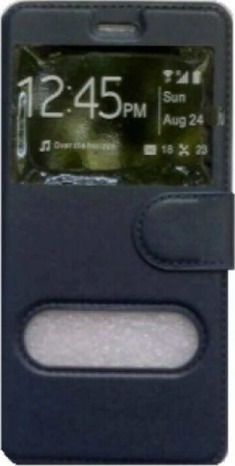 Θήκη flip με Call Display,δυνατότητα απάντησης και STAND για LG Zero - Σκούρο μπλε