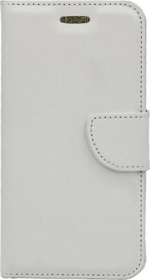 Θήκη flip με υποδοχή καρτών και δυνατότητα STAND για iPhone X/XS - λευκό