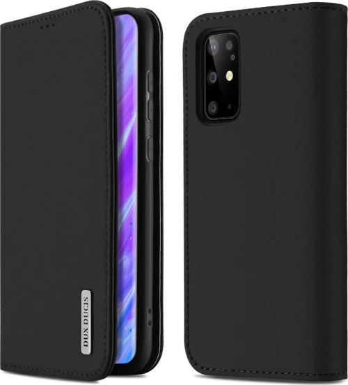 Dux Ducis Wish Leather Wallet Μαύρο (Galaxy S20+)