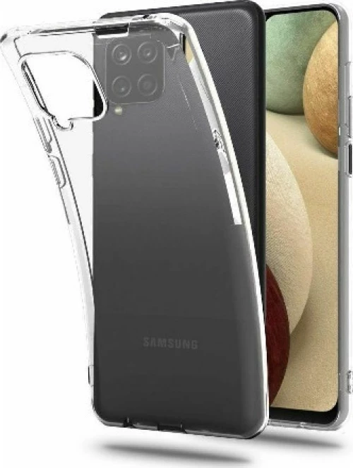 Θήκη Σιλικόνης για Samsung Galaxy A12 - Διάφανη