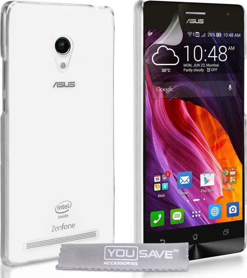 YouSave Accessories Hard Case Crystal Clear (Zenfone 5)